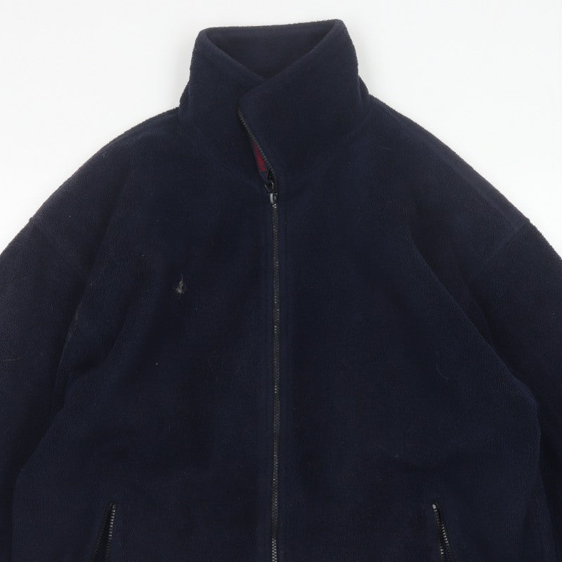 Fortress by Castle Mens Blue M Fleece Full Zip Outdoor Jacket