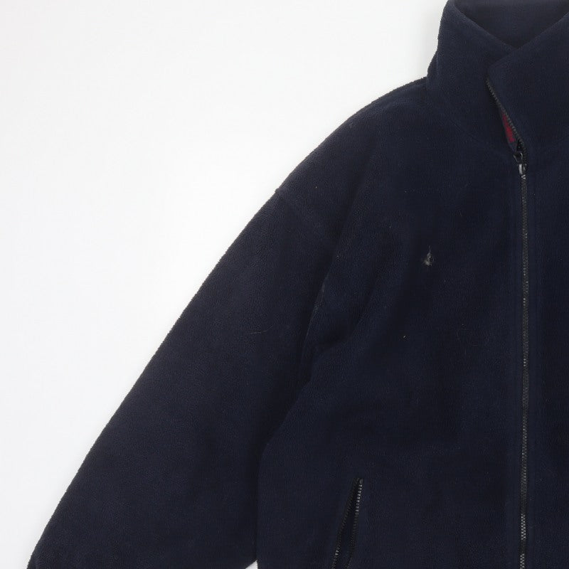 Fortress by Castle Mens Blue M Fleece Full Zip Outdoor Jacket