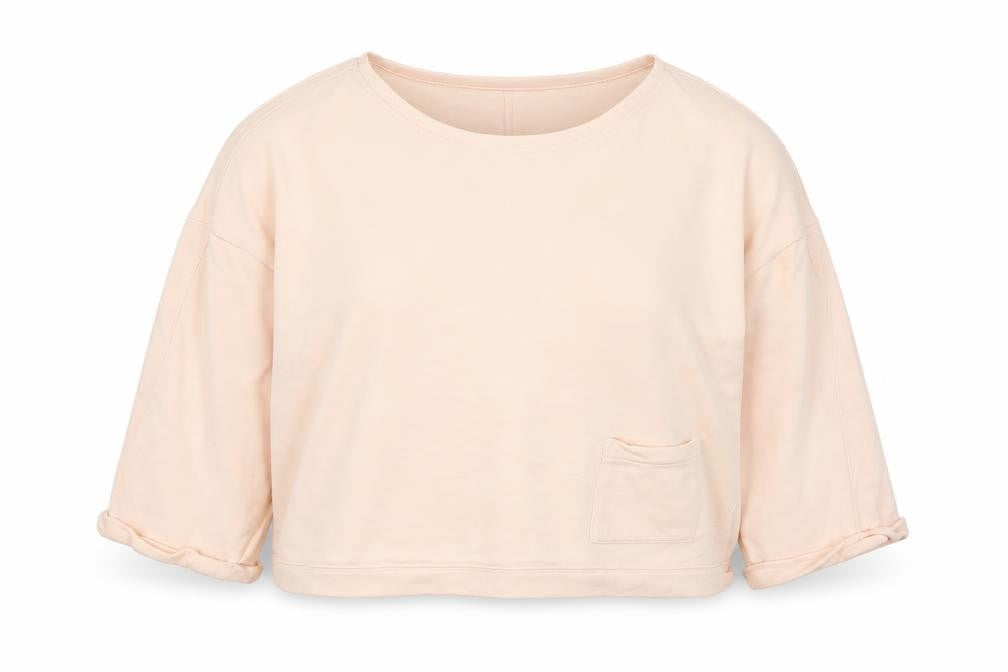 Alice Collins Women’s Pink Cotton Pocket Pullover Sweatshirt UK 18