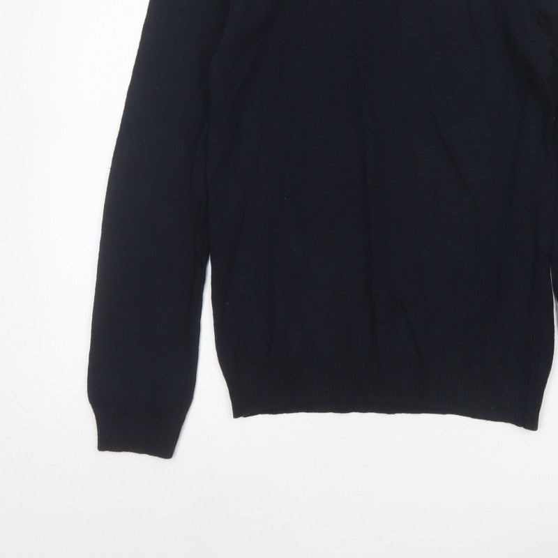 Frederik Anderson Copenhagen Men’s Blue Camo Knit Pullover Jumper S