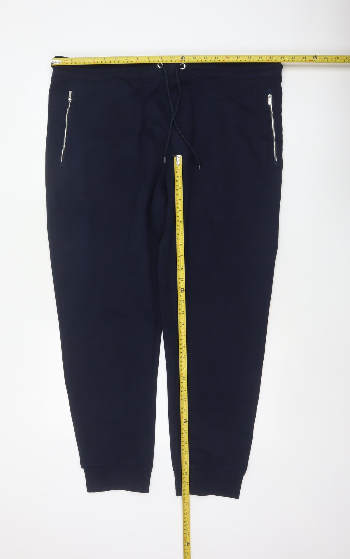 Autograph Men’s Blue 2XL Tapered Zip Pocket Jogger Trousers