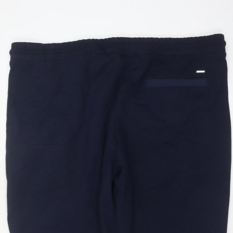Autograph Men’s Blue 2XL Tapered Zip Pocket Jogger Trousers