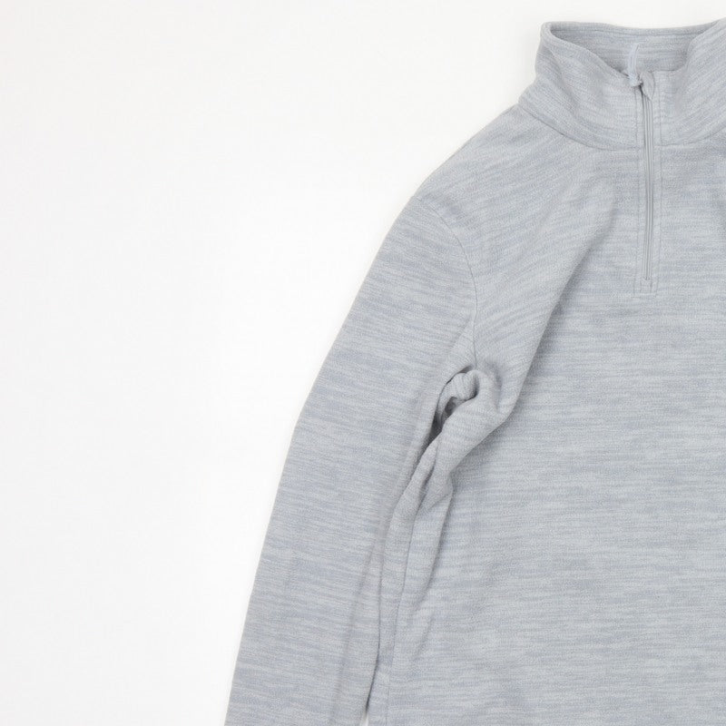 Mountain Warehouse Womens Grey UK 10 1/4 Zip Fleece Sweatshirt