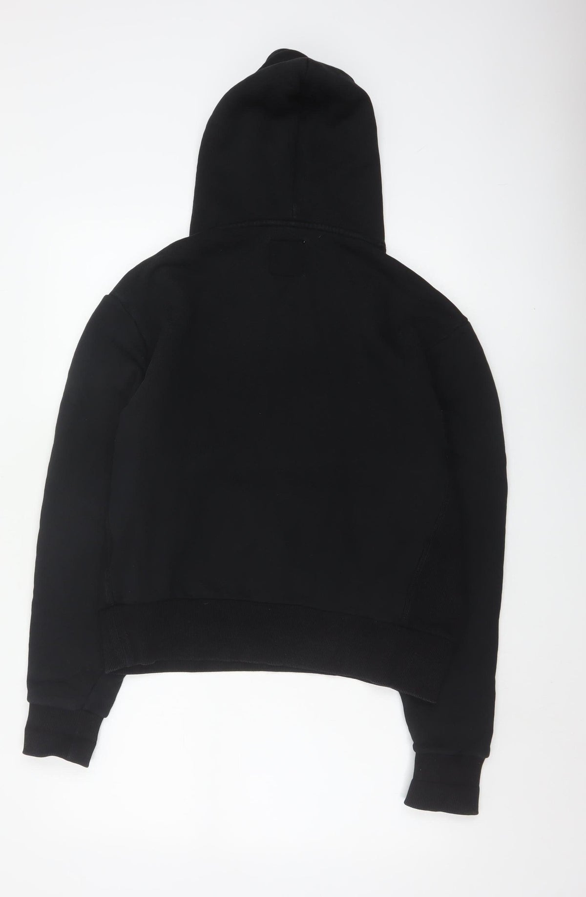 Shoe Ba Loo Women’s Black M Pullover Hoodie Blue Logo 100% Cotton