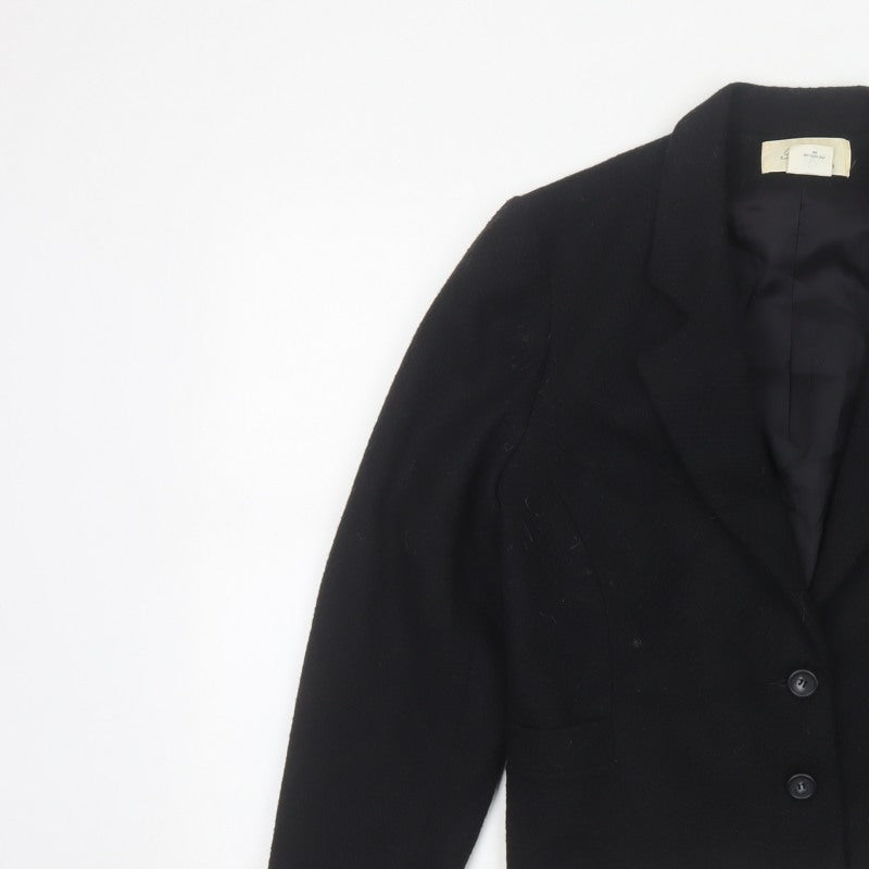 Blake Petites Women’s Black UK 12 Wool Blend Tailored Blazer Jacket