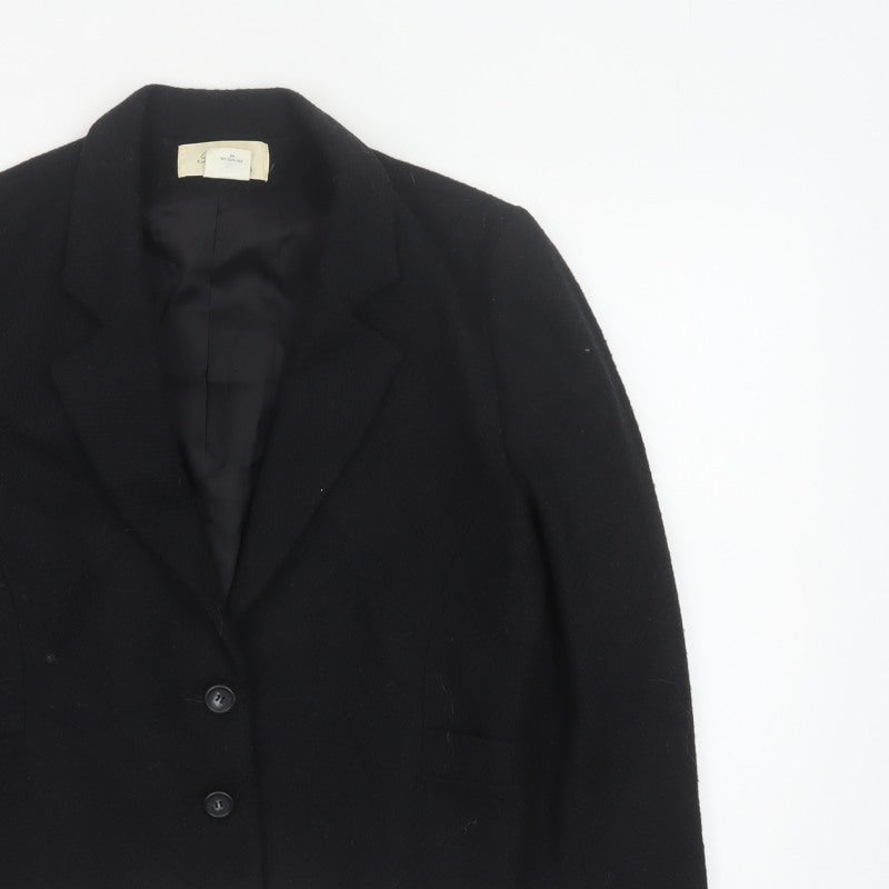 Blake Petites Women’s Black UK 12 Wool Blend Tailored Blazer Jacket