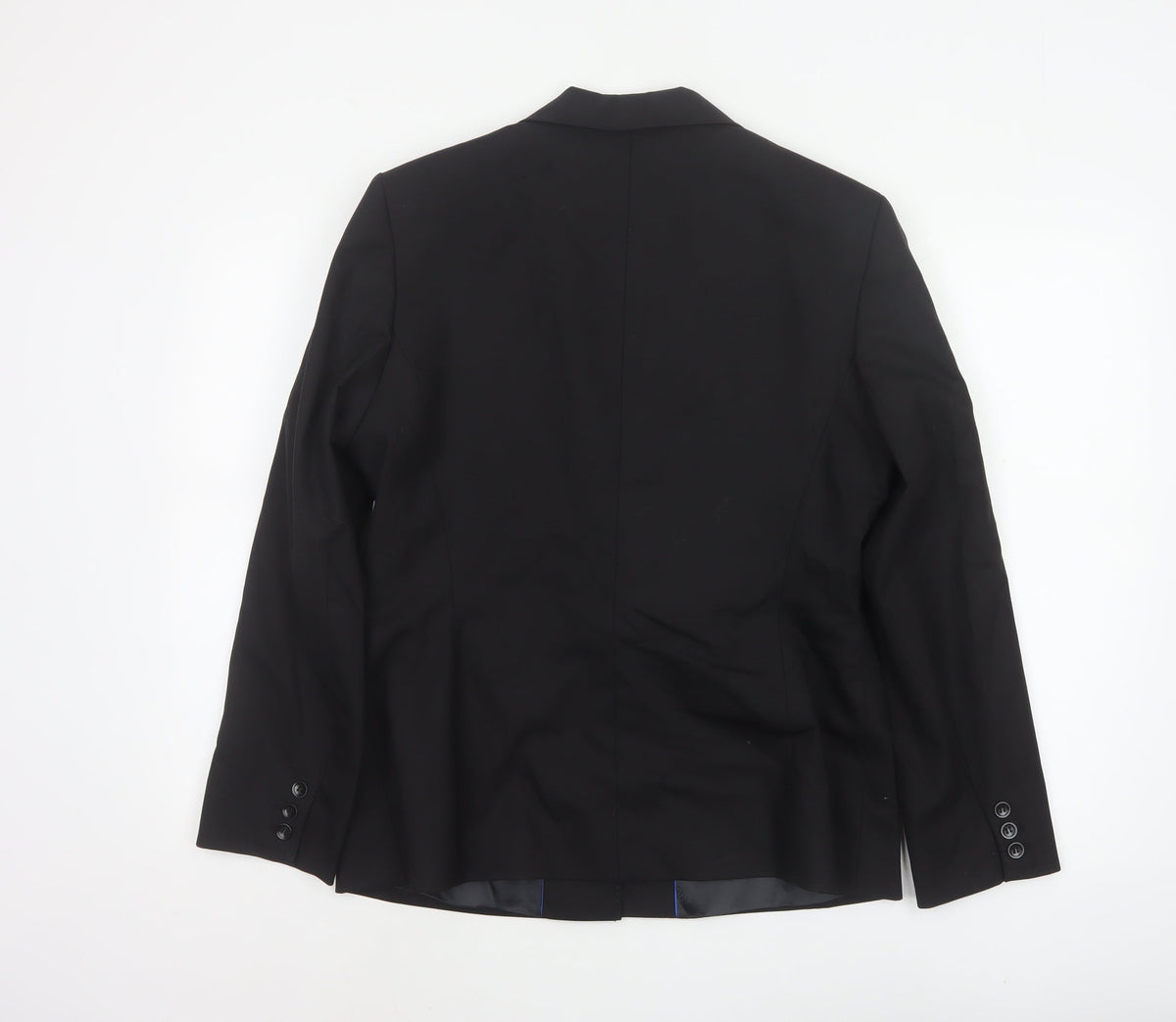 Austin Reed Women’s Black Wool Blazer UK 14 38in Tailored