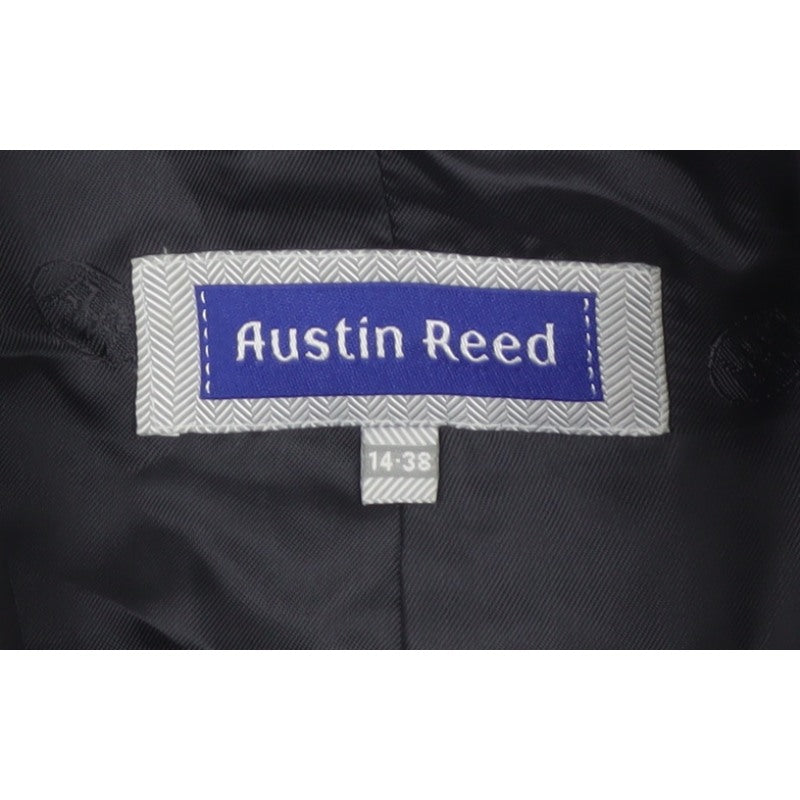 Austin Reed Women’s Black Wool Blazer UK 14 38in Tailored