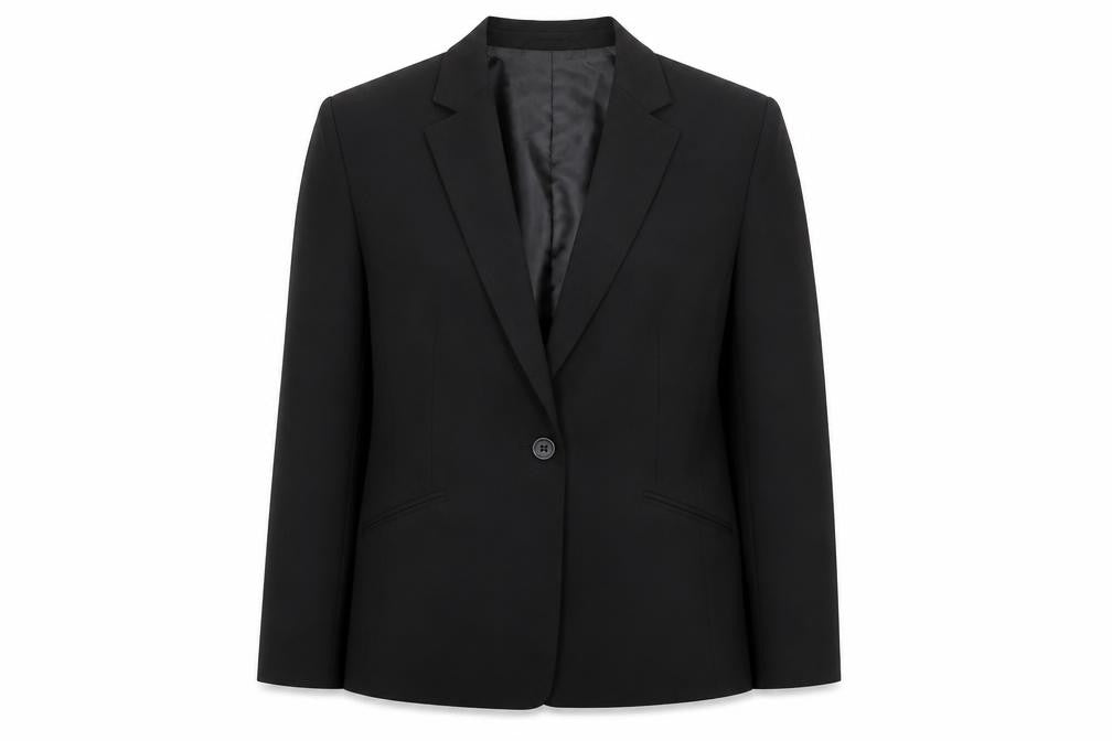 Austin Reed Women’s Black Wool Blazer UK 14 38in Tailored