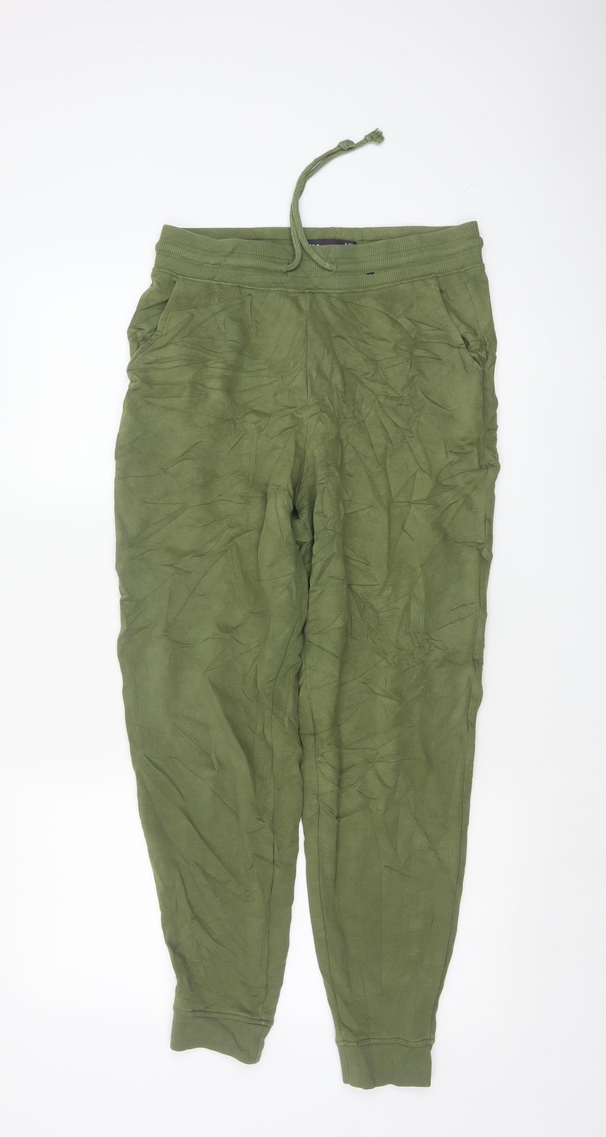 Marks & Spencer Womens Green Size 10 Drawstring Jogger Trousers
