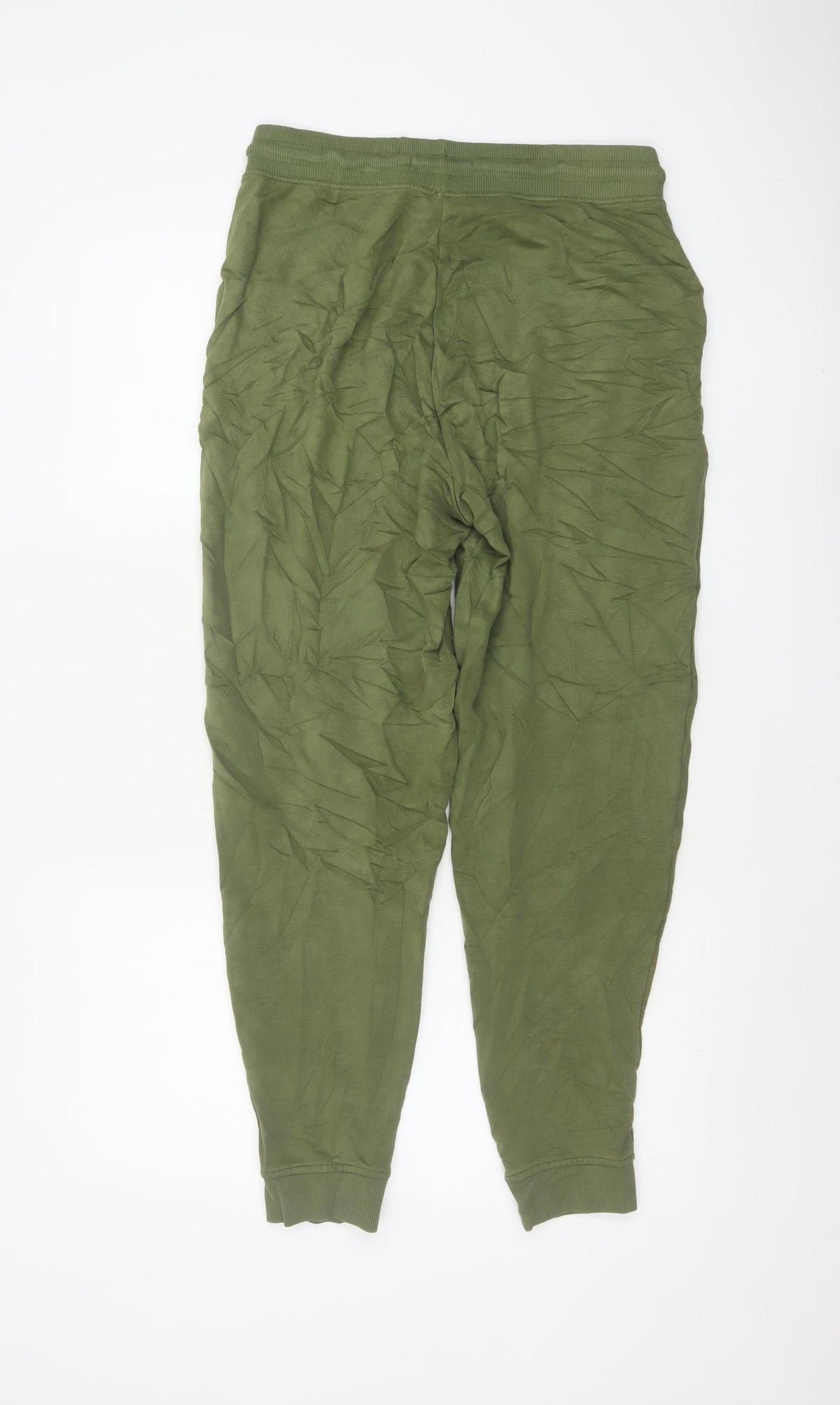 Marks & Spencer Womens Green Size 10 Drawstring Jogger Trousers