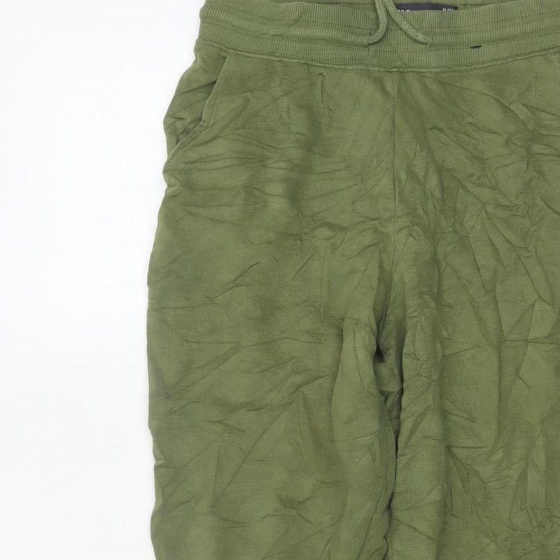Marks & Spencer Womens Green Size 10 Drawstring Jogger Trousers