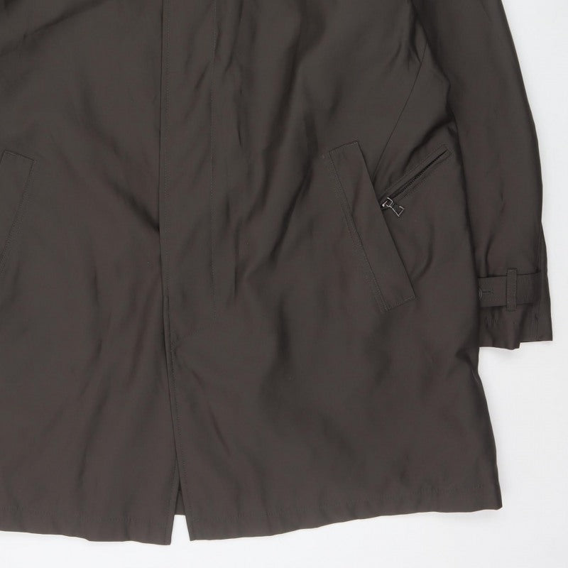 Marks & Spencer Autograph Men's Grey XL Water Resistant Rain Coat