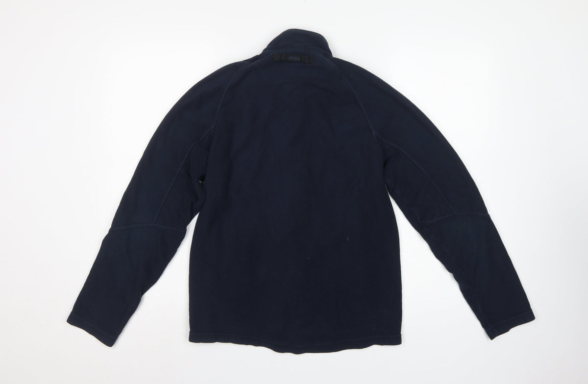 Musto Men's Blue S Fleece Full Zip Nautical Jacket Pockets