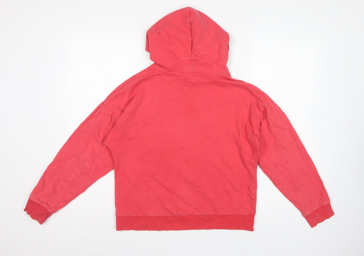 Coca-Cola Women’s Red Size 10 Pullover Hoodie Logo Graphic