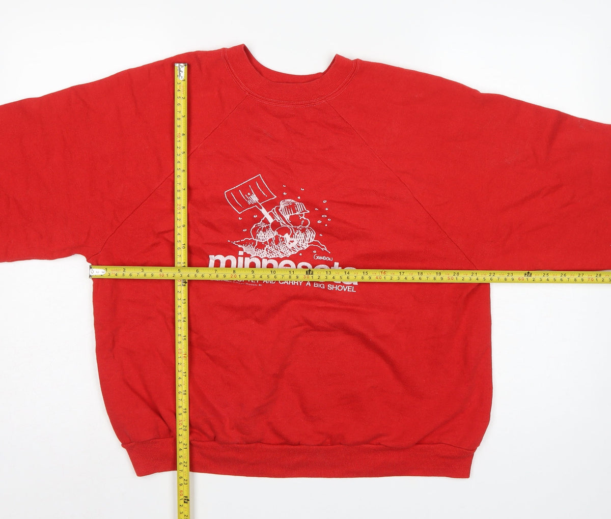 Russell Sportswear Unisex Red XL Vintage Minnesota Graphic Sweatshirt