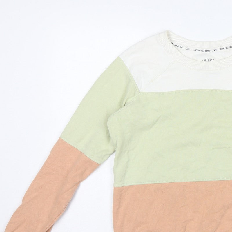 FatFace Women’s Multicoloured Size 8 Colourblock Outdoor Sweatshirt