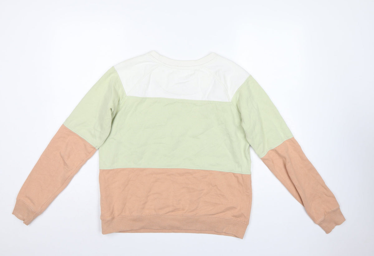 FatFace Women’s Multicoloured Size 8 Colourblock Outdoor Sweatshirt