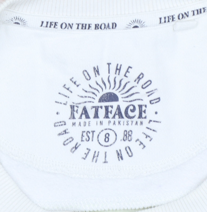 FatFace Women’s Multicoloured Size 8 Colourblock Outdoor Sweatshirt