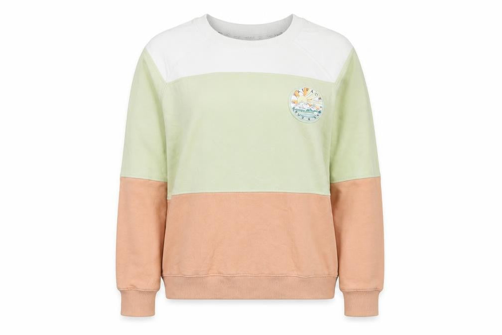 FatFace Women’s Multicoloured Size 8 Colourblock Outdoor Sweatshirt
