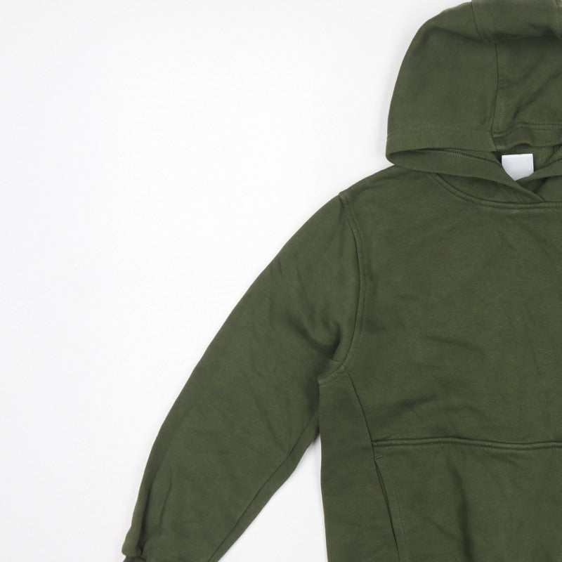 Nike Boys Green M 10-11 Years Pullover Hoodie Logo Pocket