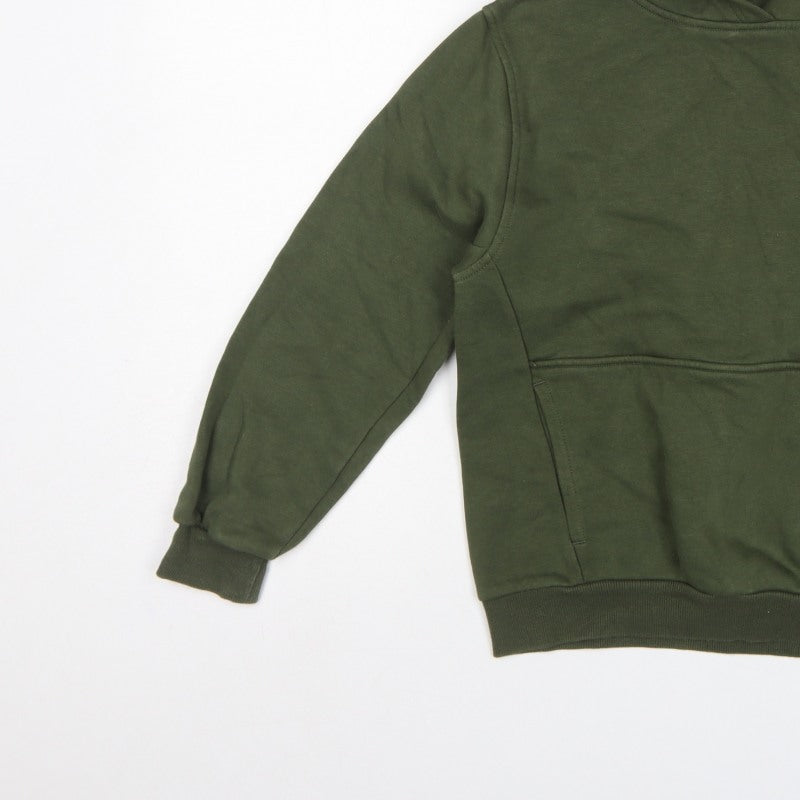Nike Boys Green M 10-11 Years Pullover Hoodie Logo Pocket