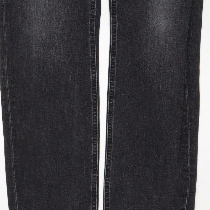 River Island Women Black UK 8 Skinny Stretch Denim Jeans