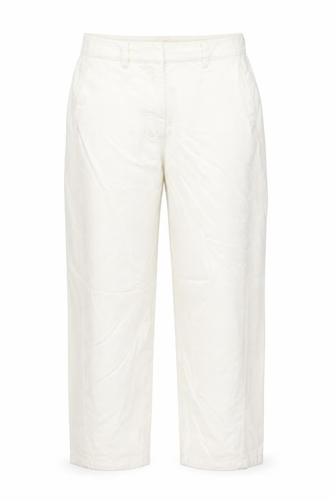 Marks & Spencer Women Ivory Size 12 Regular Tapered Trousers