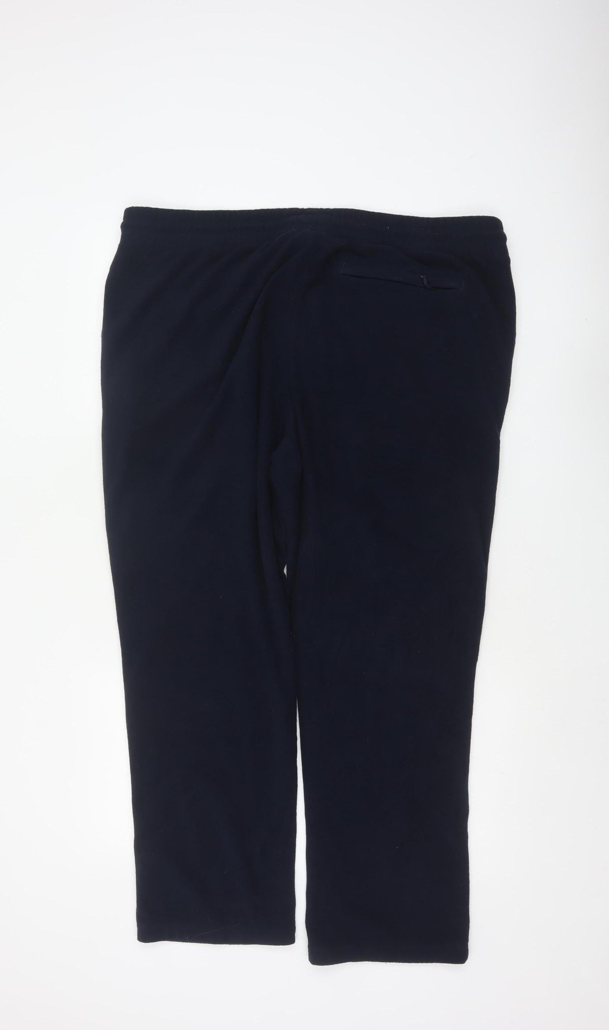 Marks and Spencer Women Blue 2XL Regular Drawstring Jogger Trousers