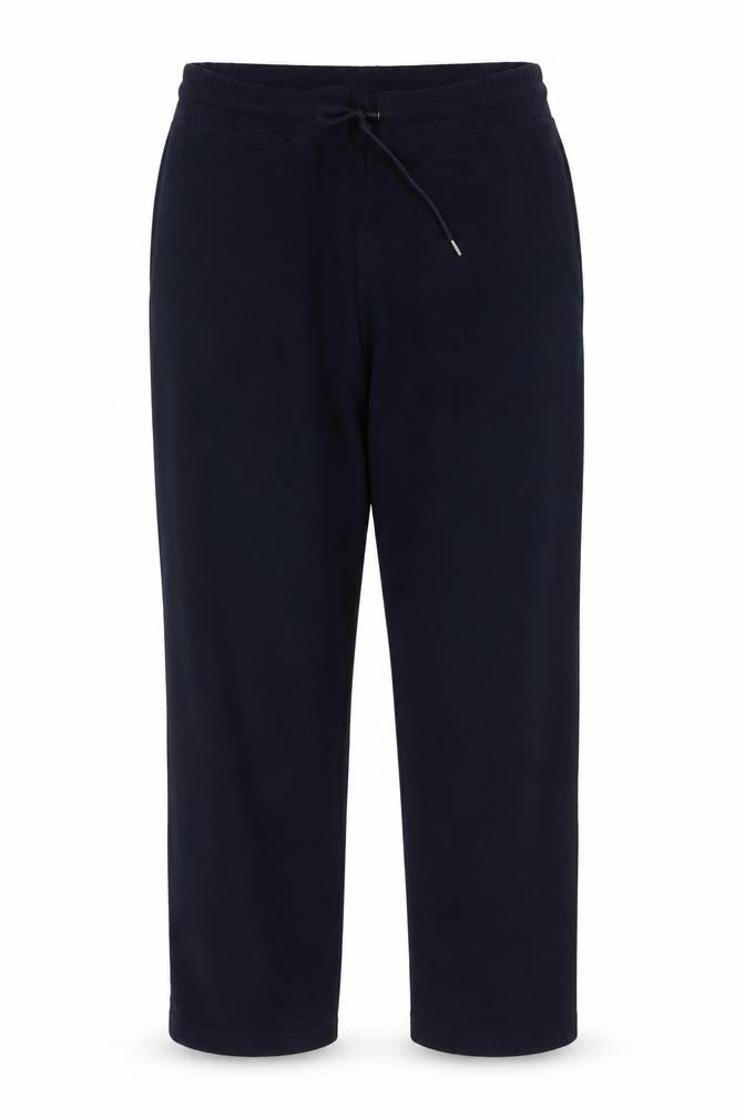 Marks and Spencer Women Blue 2XL Regular Drawstring Jogger Trousers