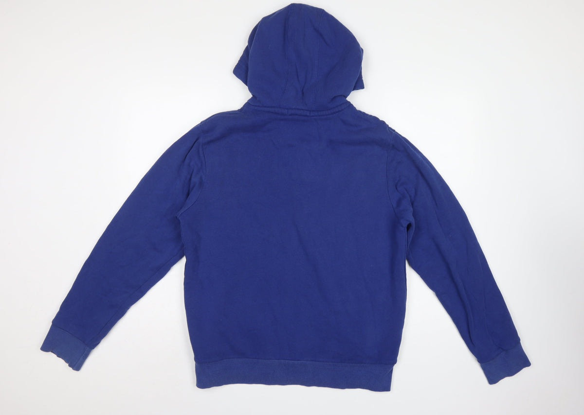 Tokyo Laundry Men’s Blue M Full Zip Graphic Lined Hoodie