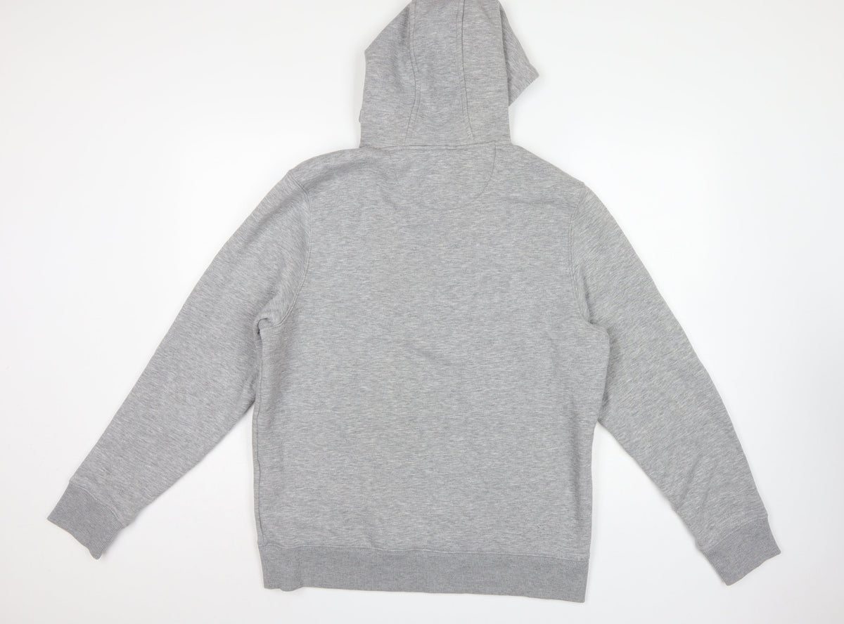 Manchester City Men’s Grey L Pullover Hoodie 2018/19 Champions Graphic