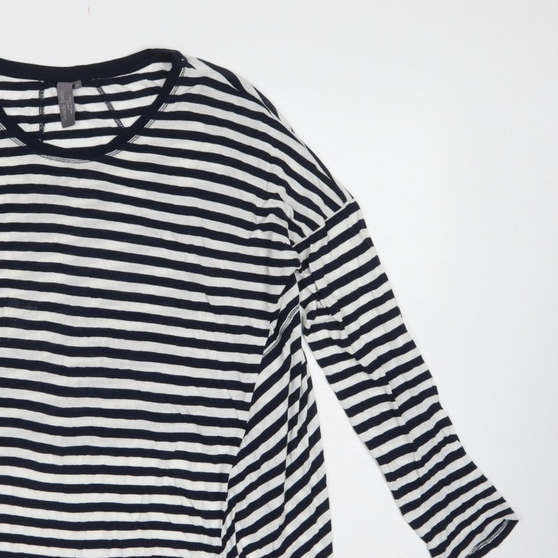 Sweaty Betty Women Multicoloured M Striped Long Sleeve Basic T-Shirt
