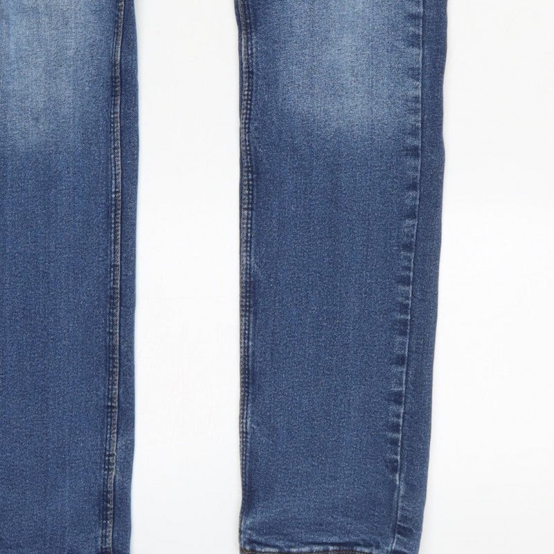 French Connection Men’s Blue W32 L32 Slim Tapered Jeans