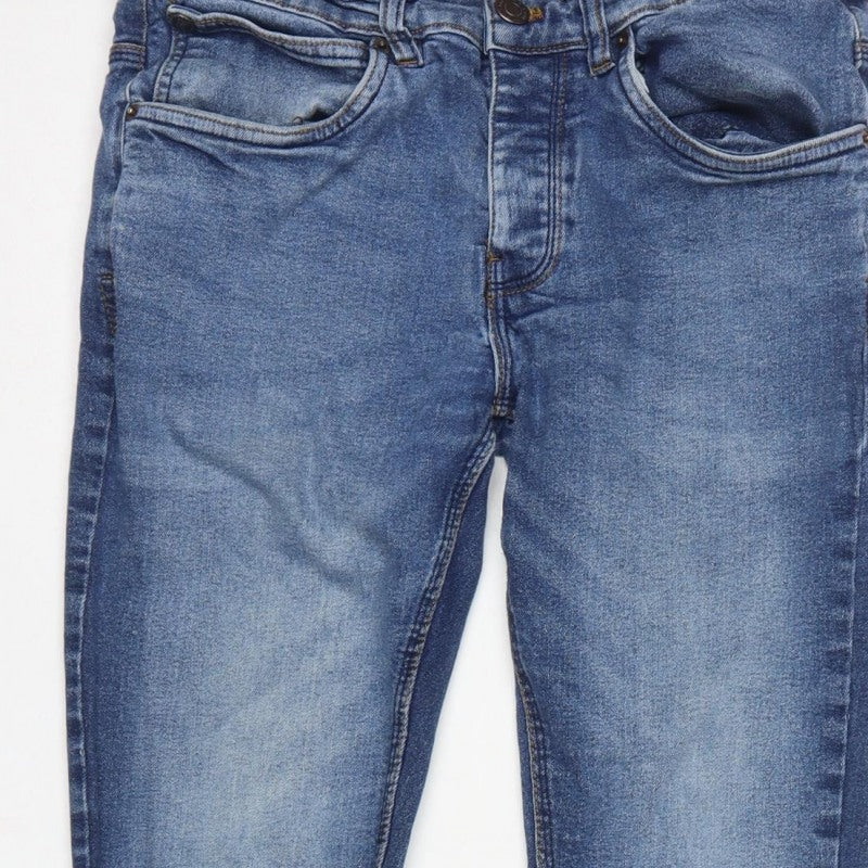 French Connection Men’s Blue W32 L32 Slim Tapered Jeans