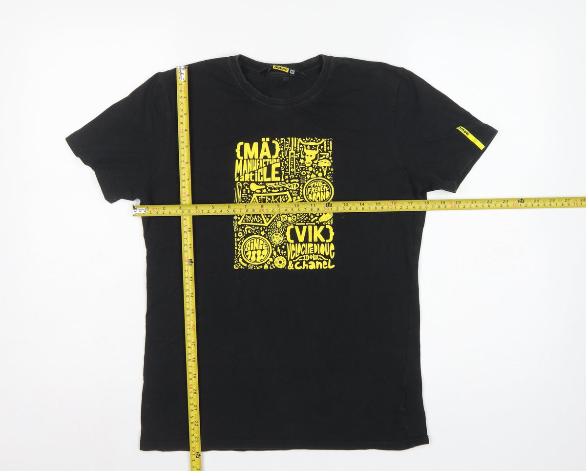 Mavic Unisex Adults Black M Basic Crew Neck Cycling Graphic T-Shirt