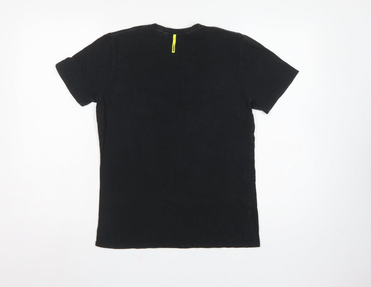 Mavic Unisex Adults Black M Basic Crew Neck Cycling Graphic T-Shirt