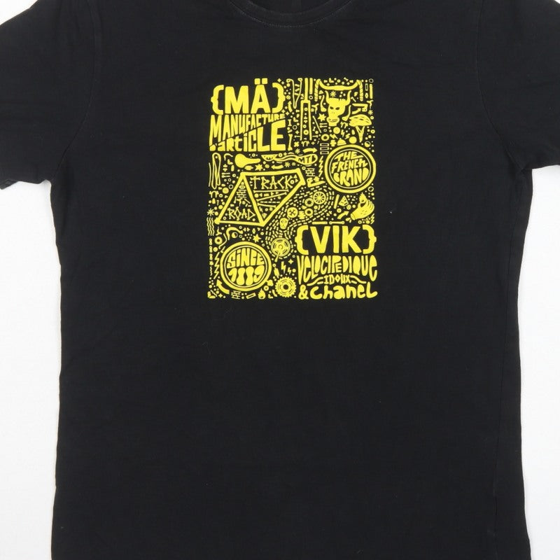 Mavic Unisex Adults Black M Basic Crew Neck Cycling Graphic T-Shirt