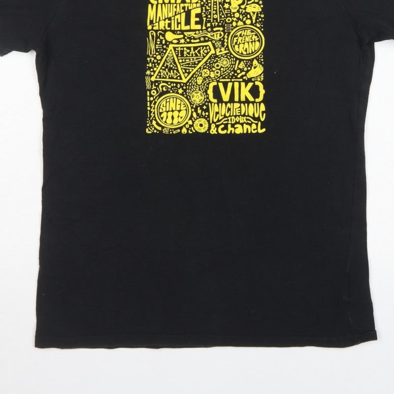 Mavic Unisex Adults Black M Basic Crew Neck Cycling Graphic T-Shirt