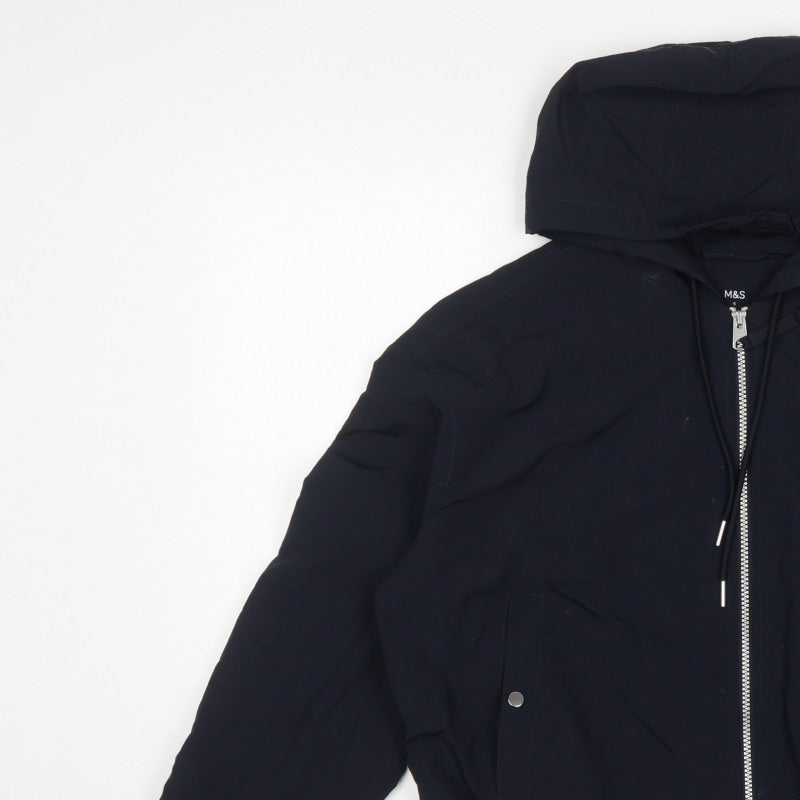Marks & Spencer Women’s Navy S Stormwear Hooded Puffer Jacket