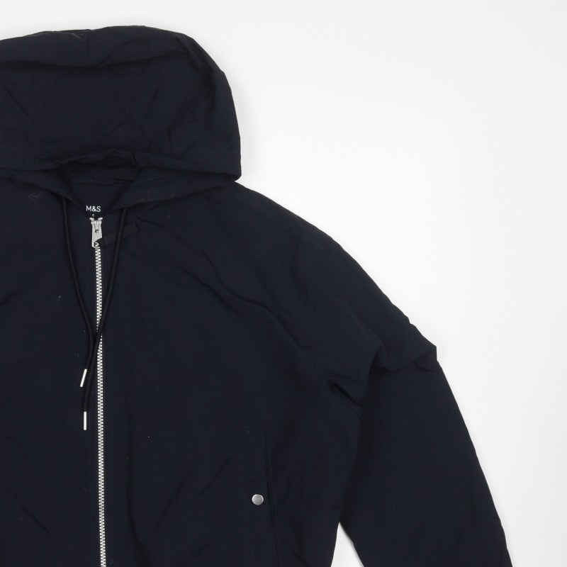 Marks & Spencer Women’s Navy S Stormwear Hooded Puffer Jacket