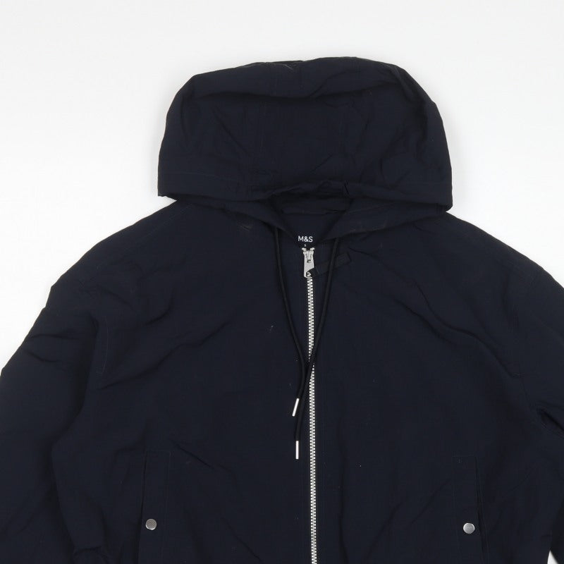 Marks & Spencer Women’s Navy S Stormwear Hooded Puffer Jacket