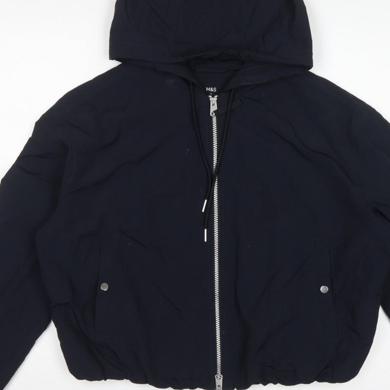 Marks & Spencer Women’s Navy S Stormwear Hooded Puffer Jacket