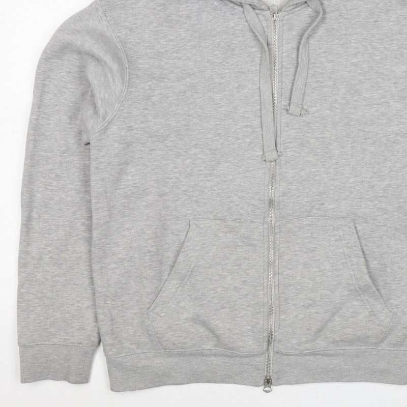 Zara Men’s Grey M Full Zip Hooded Fleece Hoodie