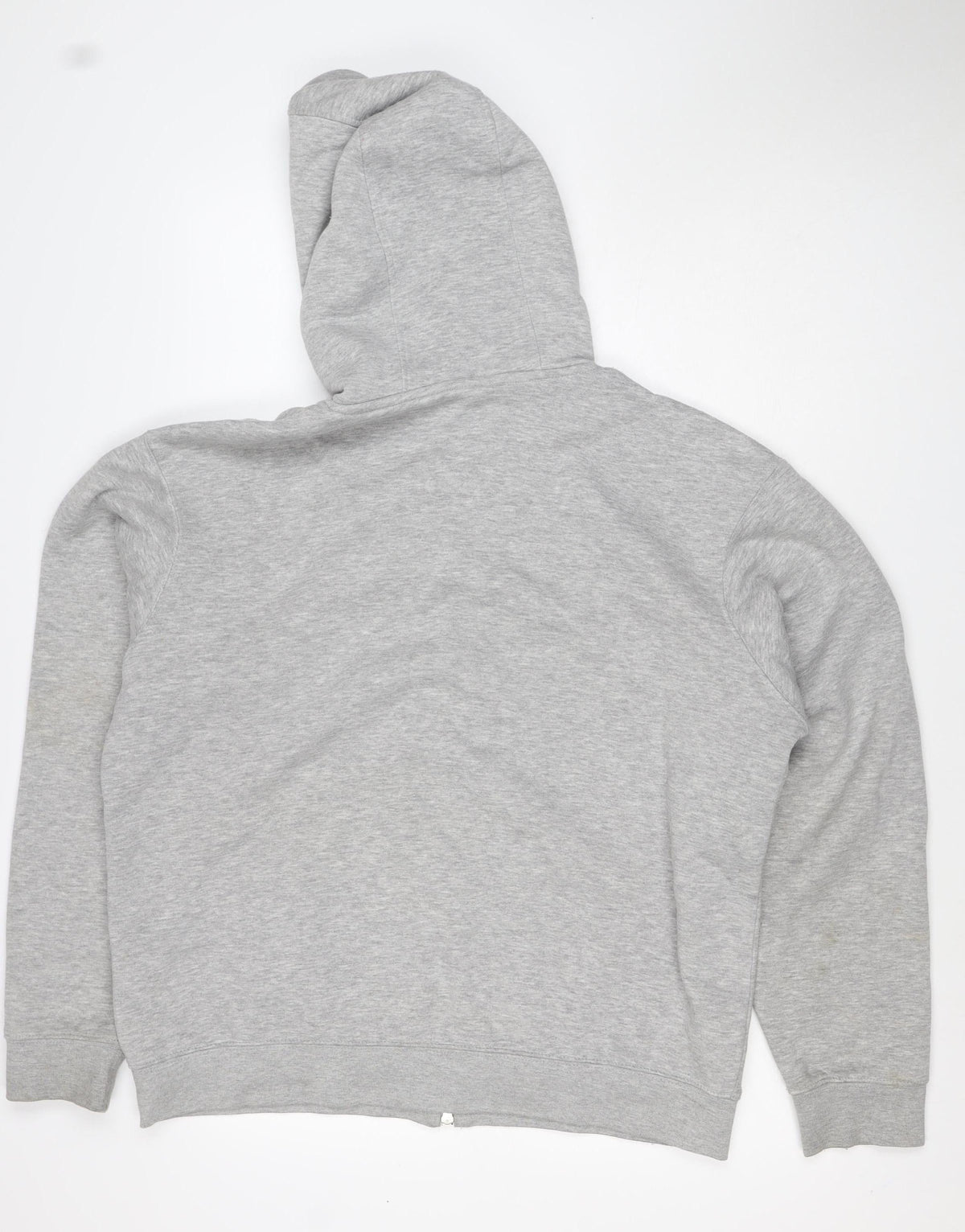 Zara Men’s Grey M Full Zip Hooded Fleece Hoodie