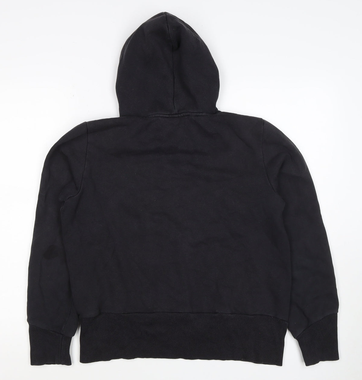 Puma Women’s Black Blue Logo Pullover Hoodie UK 14 L
