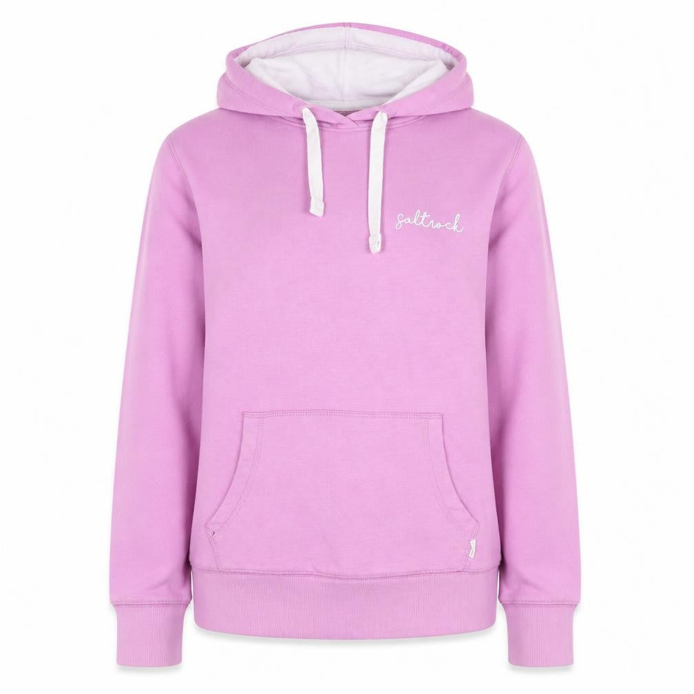 Saltrock Women Pink Size 12 Pullover Hoodie Logo Cotton Blend