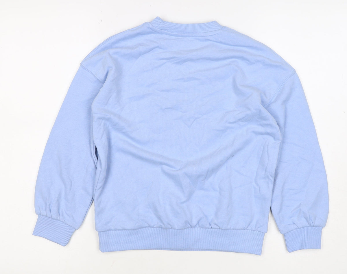Fortnite Boys Blue 8-9 Years Pullover Graphic Print Sweatshirt