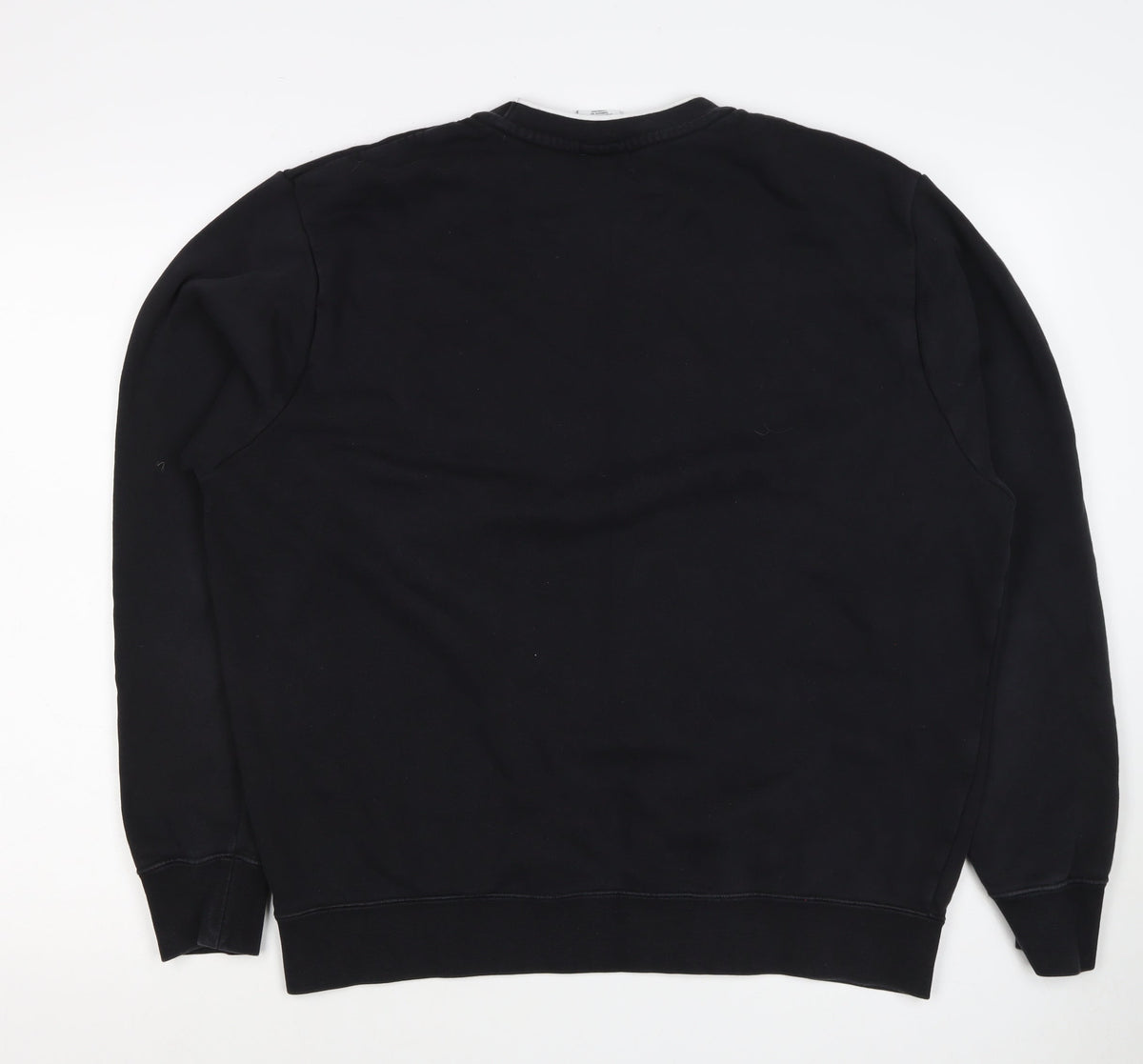 Nike Men’s Black L Air Logo Graphic Crew Neck Pullover Sweatshirt