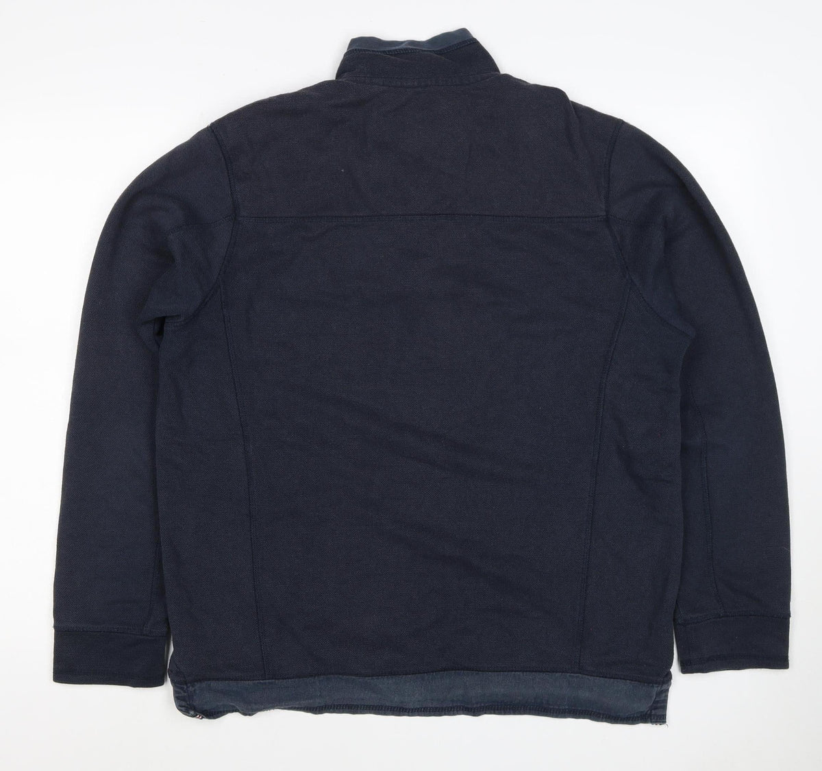 Joules Men’s Blue M 1/4 Zip High Neck Pullover Sweatshirt Logo